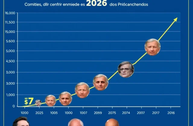 Bilionários em Fuga: Os 10 Maiores Picos de Riqueza em 2026