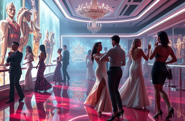 O Palácio de Cristal Digital: Como a Criptoarte Redefiniu o Luxo no Metaverso