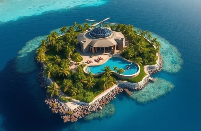 O Palácio Flutuante: A Ilha Privada de R$ 4 Bilhões que Redefine o Luxo Extremo