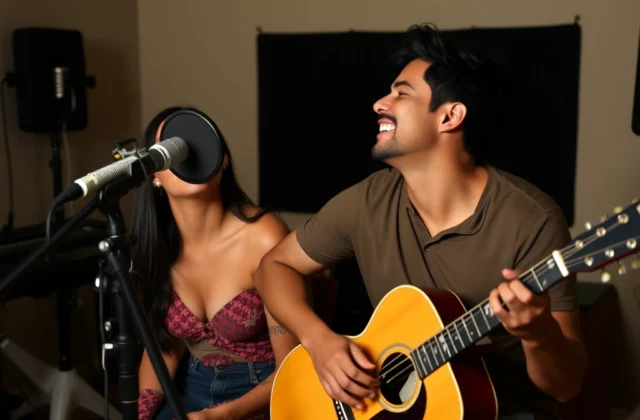 Segredo de Bastidores: Atriz e Cantora em Clima de Romance Após Gravação